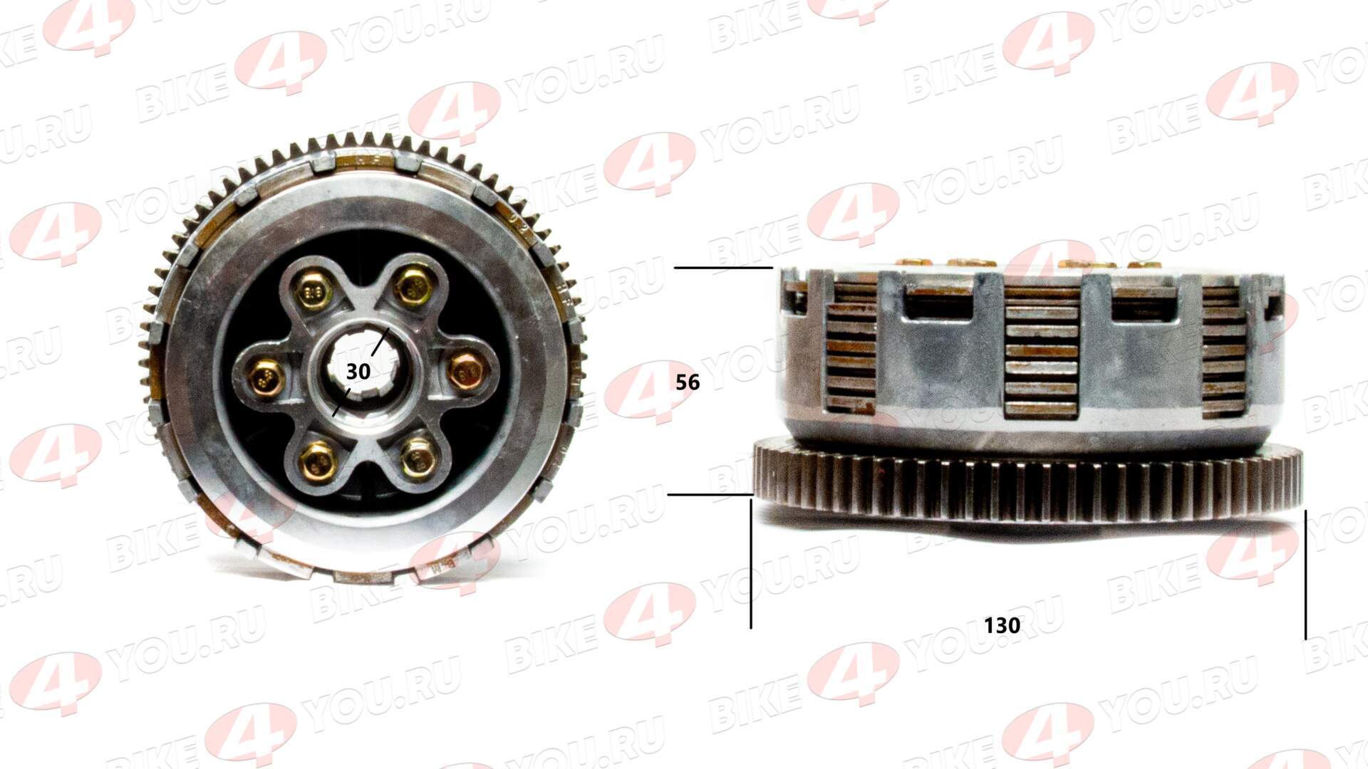 Барабан сцепления в сборе YX 166FMM (CBN250, CGN250)