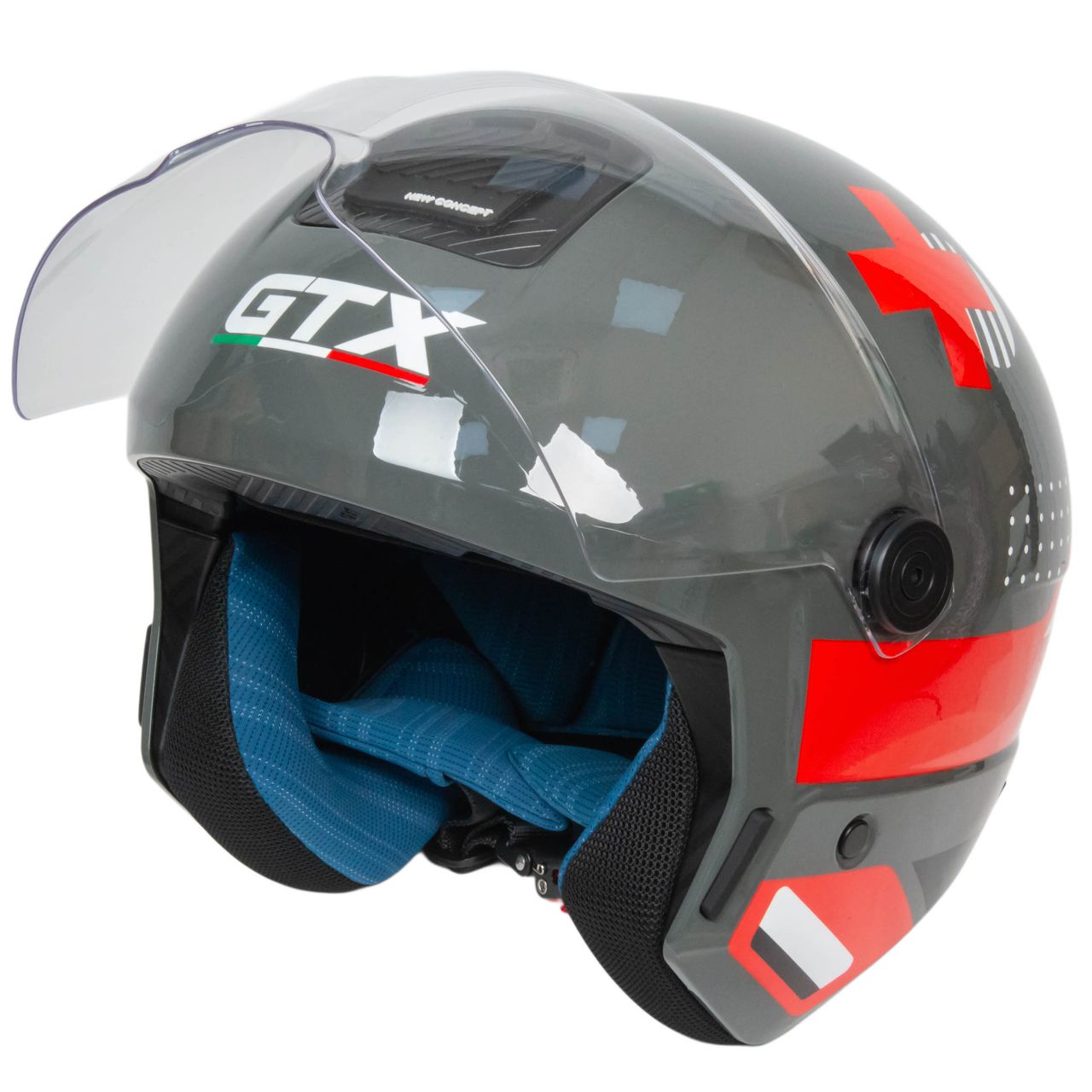 Шлем мото открытый GTX NE02 №1 (S)