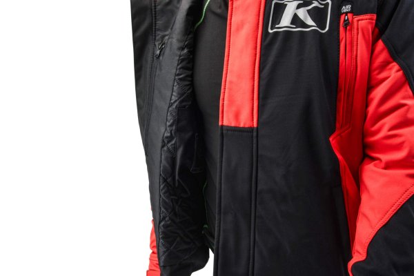 Куртка для снегохода KLIM KOMPOUND #1 black-red (текстиль) (L)